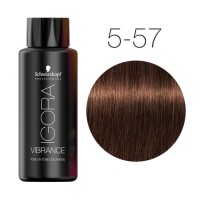 Светло-коричневый золотистый медный - Schwarzkopf Igora Vibrance 5-57 60 мл