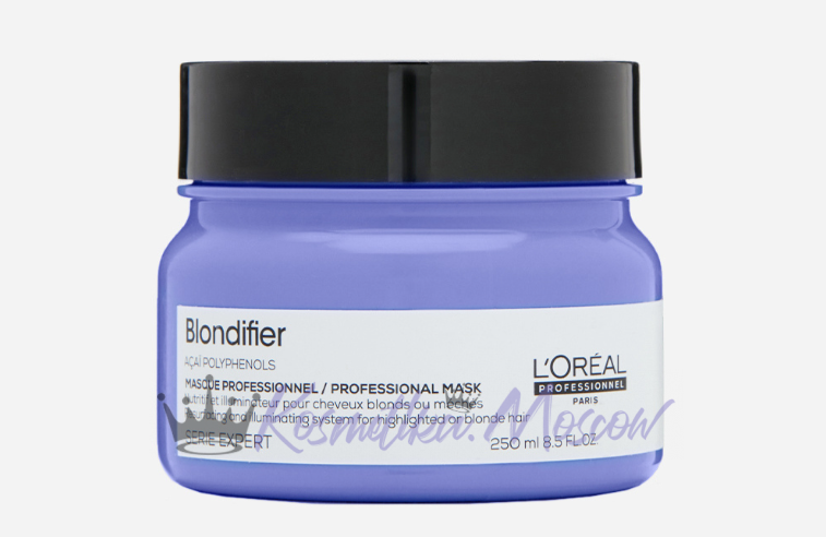 Маска для сияния осветленных и мелированных волос - Loreal Blondifier 250 мл