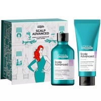 Набор зимний для чувствительной кожи головы (шампунь 300 мл + уход 200 мл) Loreal Scalp Advanced