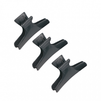 Зажим для волос DEWAL Бабочка черный, пластк, 10 см, 4 шт/уп