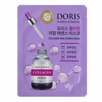DORIS Тканевая маска для лица с коллагеном COLLAGEN REAL ESSENCE MASK 25 мл