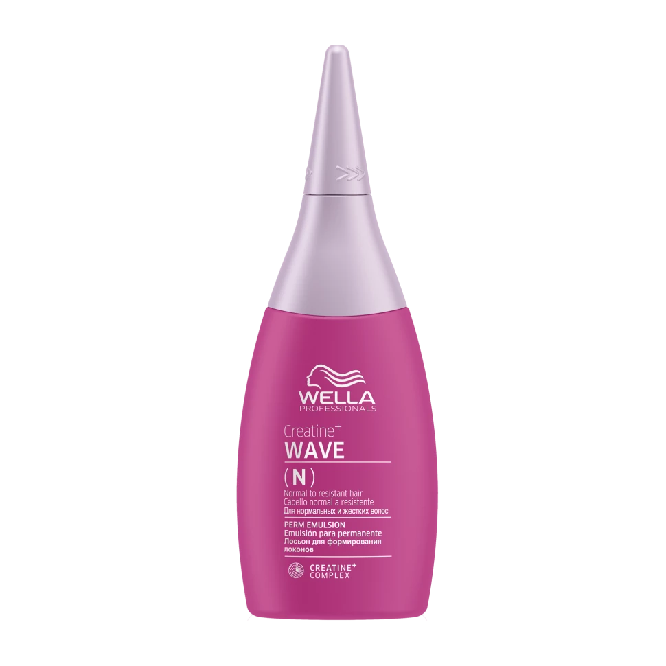 Wella CREATINE+ WAVE лосьон для нормальных волос, от тонких до трудноподдающихся 75мл