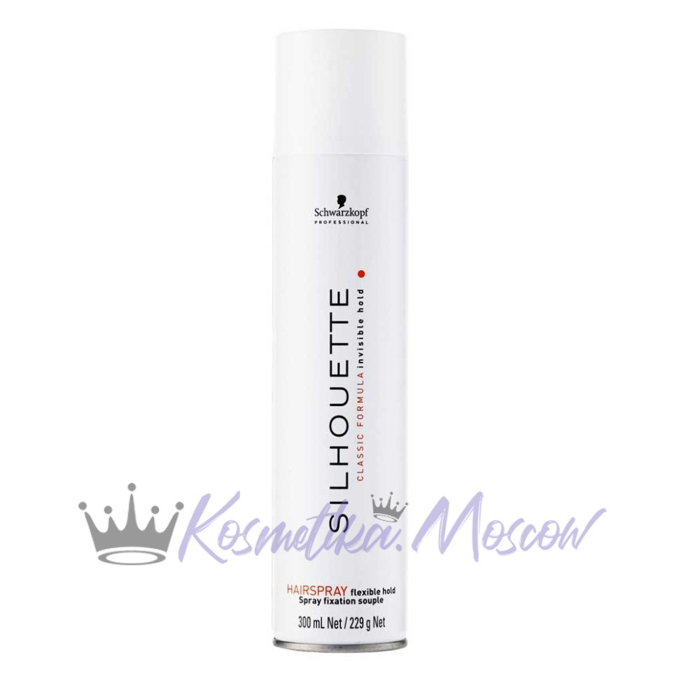 Schwarzkopf SILHOUETTE Безупречный Лак для волос мягкой фиксации Hairspray flexible hold 300 мл (белый)