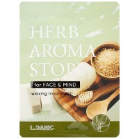 L.Sanic Тканевая маска Herb Aroma Story с экстрактом эвкалипта и эффектом ароматерапии 25 мл