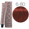 6-80 Тёмный русый красный натуральный Schwarzkopf Igora Absolut 60 мл