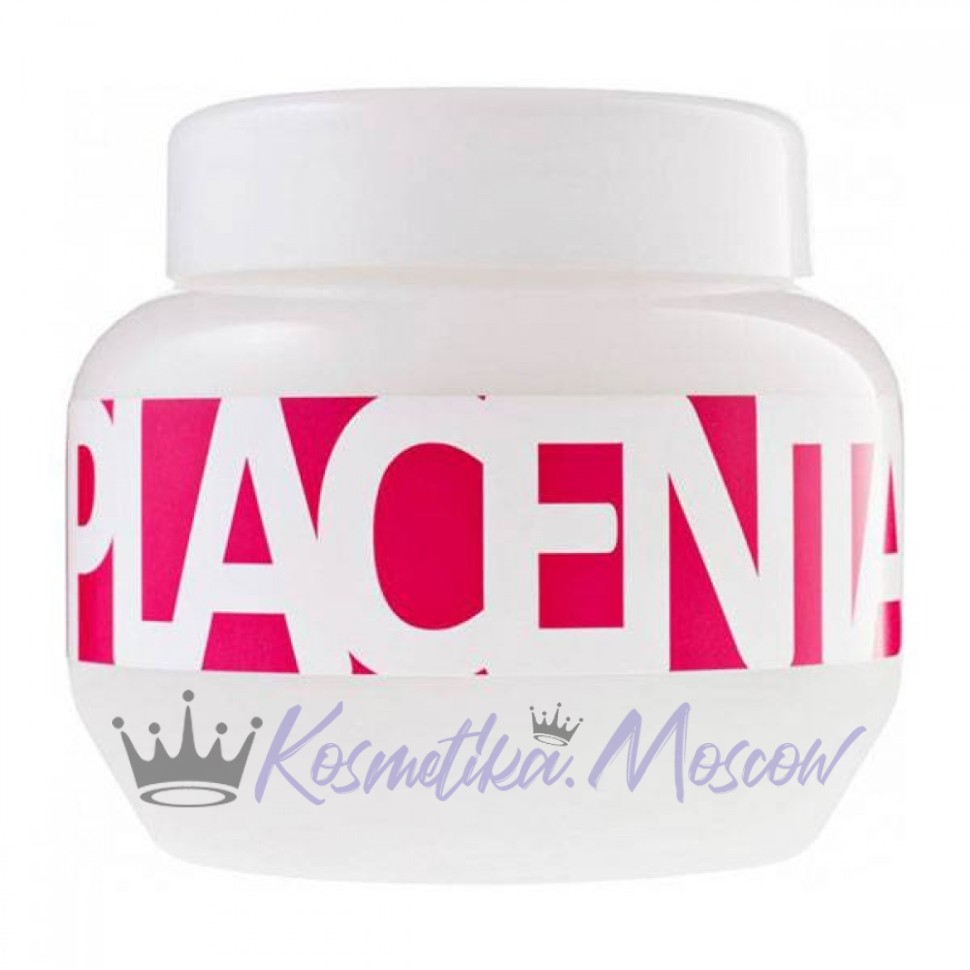 Маска с растительными экстрактами Kallos Cosmetics Placenta Hair Mask для восстановления сухих волос 275 мл.