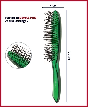 Щетка DEWAL серия DEWAL` ICEBERG` с нейлоновой щетиной, мини 6 ряд