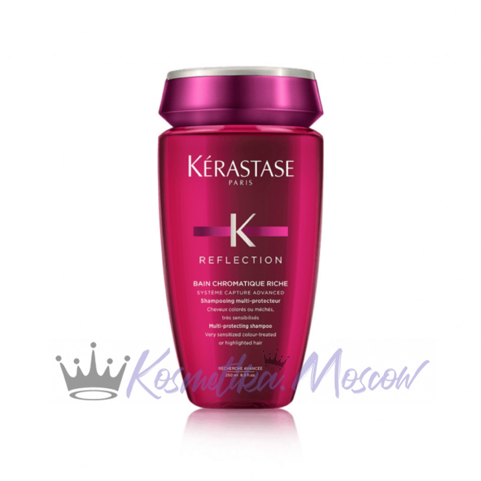Шампунь для поврежденных и осветленных окрашенных волос - Kerastase Reflection Bain Chroma Riche 250 мл