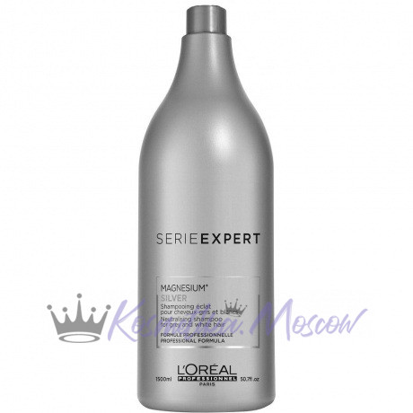 Шампунь для придания блеска седым волосам - Loreal Silver Shampoo (Loreal Сильвер шампунь) 1500 мл
