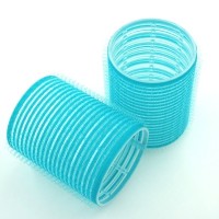 Бигуди - липучки DEWAL, голубые d 55 мм 6шт/уп