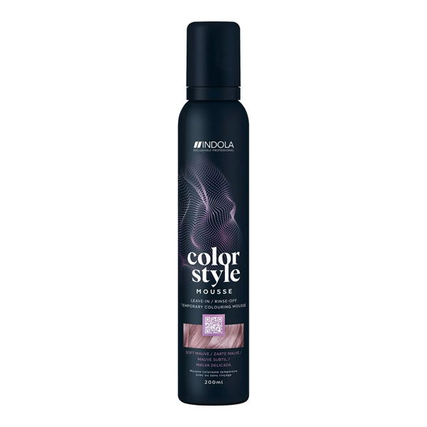 Indola Colour Style Mousse Soft Mauve Нежно-лиловый 200 мл
