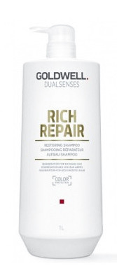 Шампунь восстанавливающий для сухих и поврежденных волос - Goldwell Dualsenses Rich Repair Shampoo 1000 мл