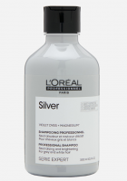 Шампунь для придания блеска седым волосам - Loreal Silver Shampoo (Лоеаль Сильвер шампунь) 300 мл