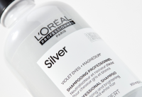Шампунь для придания блеска седым волосам - Loreal Silver Shampoo (Лоеаль Сильвер шампунь) 300 мл