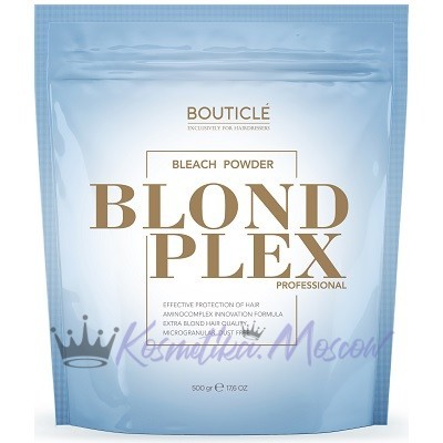 Обесцвечивающий порошок Blond Plex с аминокомплексом – BOUTICLE Blond Plex Powder Bleach 500 гр