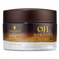 Желе масляное для ухода за тусклыми и жесткими волосами - Schwarzkopf Professional BC Oil Miracle Oil - in - Gelee 50 мл