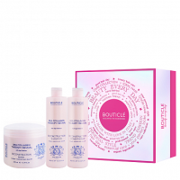 BOUTICLE GLOW LAB BIORICH  - Объем  и восстановление для волос всех типов (шампунь250, конд.250,мусс)