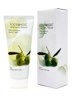 FOODAHOLIC Увлажняющий крем для рук с экстрактом оливы NATURAL TOUCH OLIVE MOISTURE HAND CREAM 100мл