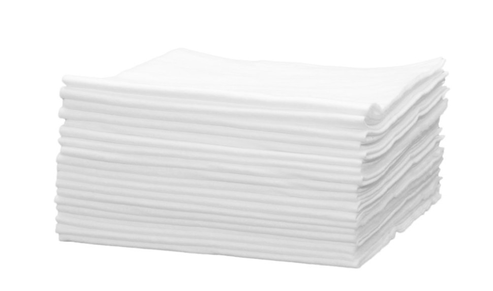 Полотенце Спанлейс Стандарт Белый 30х70 см 100 шт/