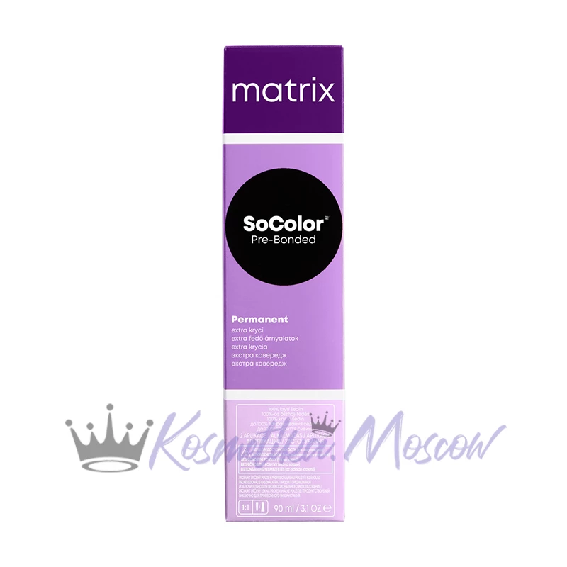 504NJ краска для волос, шатен натуральный нефритовый MATRIX  Socolor Beauty Extra Coverage 90 мл