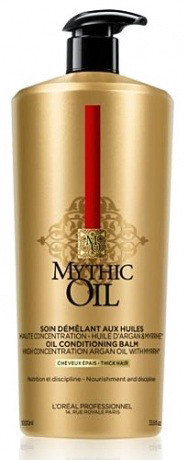 Шампунь для плотных волос - Loreal Mythic Oil Shampoo For Thick Hair 1000 мл