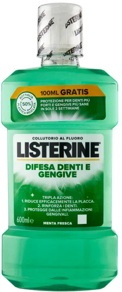 LISTERINE Ополаскиватель для полости рта GREEN TEA/Зеленый Чай 600мл