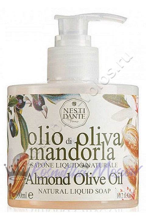 Мыло жидкое Nesti Dante Almond oOlive Oil Liquid Soap (Нести Данте Миндаль и Оливковое Масло) 300 мл.