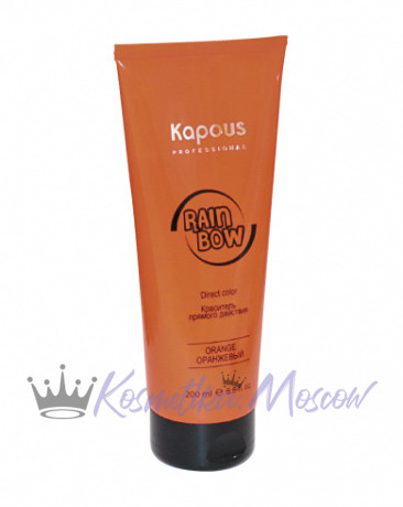 Краситель прямого действия для волос "Rainbow", Оранжевый - Kapous Professional Rainbow Orange 200 мл