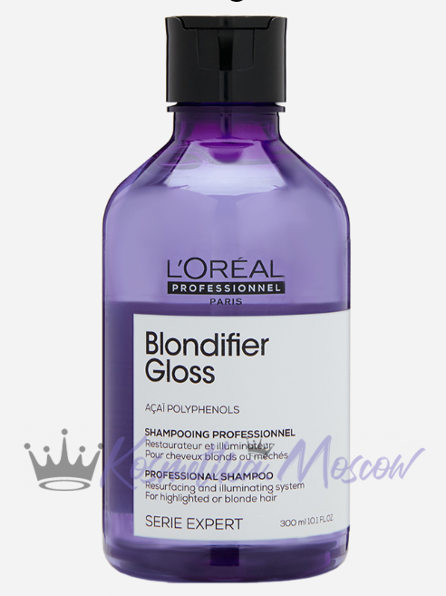 Шампунь для сияния осветленных и мелированных волос - Loreal Blondifier Gloss 300 мл