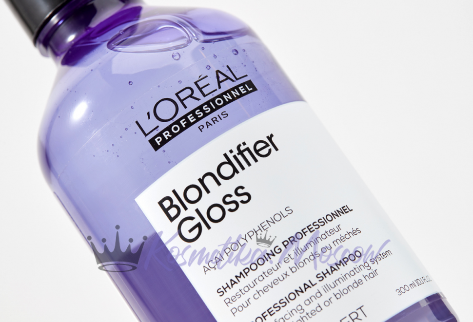 Шампунь для сияния осветленных и мелированных волос - Loreal Blondifier Gloss 300 мл