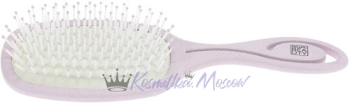 Щетка Dewal Beauty серия Eco - Friendly, массажная, с нейлоновым штифтом, форма прямоугольная