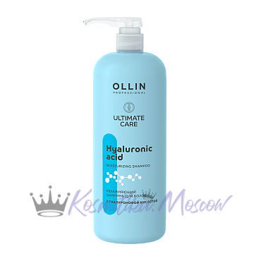 ULTIMATE CARE Увлажняющий шампунь для волос с гиалуроновой кислотой 1000 мл OLLIN PROFESSIONAL