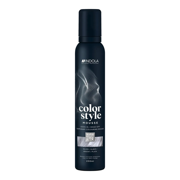 Indola Colour Style Mousse Silver Серебро 200 мл