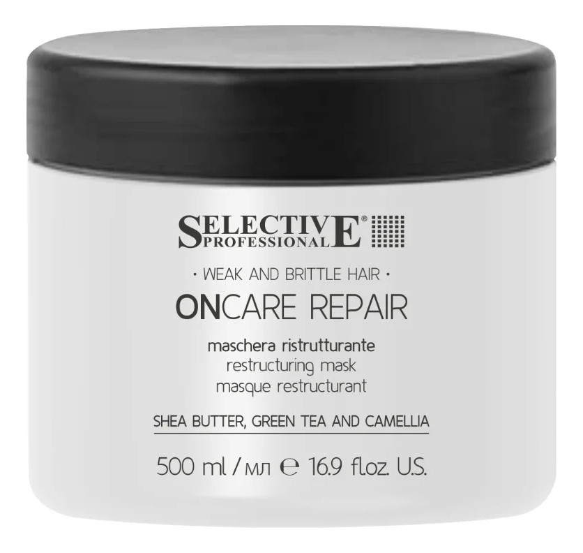 Selective Маска интенсивного действия для хрупких, поврежденных ONCARE REPAIR, 200 мл