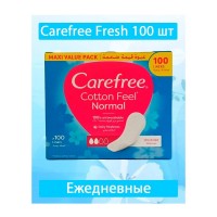 Carefree Гигиенические прокладки Cotton Fresh 100 шт.