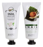 JIGOTT Набор: крем для ног, крем для рук REAL MOISTURE HAND&amp;FOOT CREAM SET 100 мл+100 мл