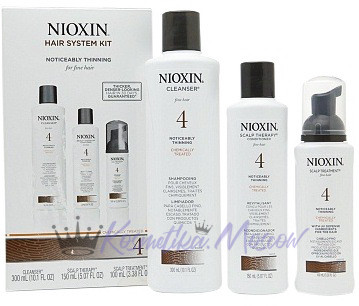 Набор (Система 4) - Nioxin Starter Kit System 4 150 мл+150 мл+50 мл