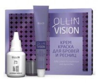 VISION НАБОР для окрашивания бровей и ресниц (Светло - коричневый) OLLIN PROFESSIONAL