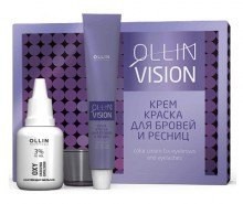 VISION НАБОР для окрашивания бровей и ресниц (Светло-коричневый) OLLIN PROFESSIONAL