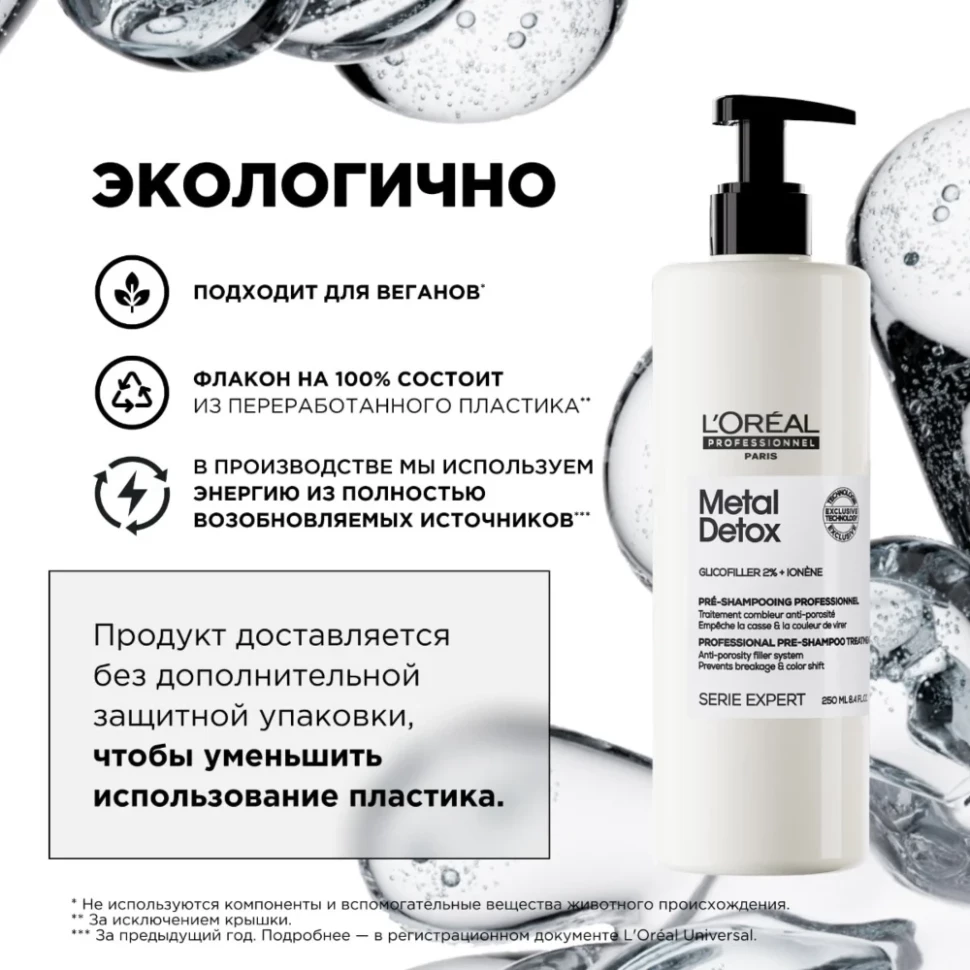 LOREAL Метал Детокс пре-шампунь 250 мл