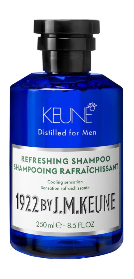 Keune 1922 Refreshing Shampoo Освежающий шампунь c ментолом и перечной мятой 250 мл