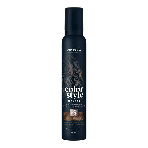 Indola Colour Style Mousse Medium Brown Средне-коричневый 200 мл