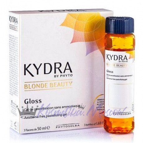 Розовая вода - Kydra Gloss 10/16 GLOSS EAU DE ROSE 3*50 мл