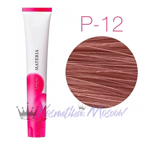 Lebel Materia 3D P-12 (супер блонд розовый) - Перманентная низкоаммичная краска для волос 80 мл