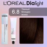 Краска для волос LOREAL DIA Light 6.8 (Темный блондин мокка)