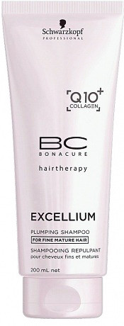Шампунь уплотняющий - Schwarzkopf Professional Bonacure Excellium Q10 Collagen Plumping Shampoo 200 мл
