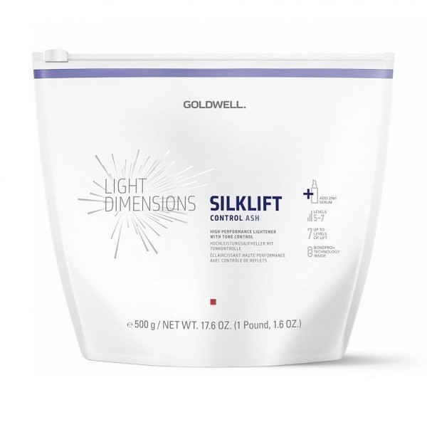 GOLDWELL SILKLIFT Control Ash Level 5-7 - осветляющий порошок, 500 гр.