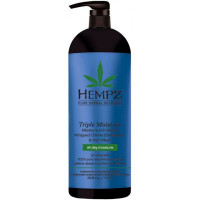 Кондиционер с глубоким увлажнением без сульфатов Hempz Pure Herbal Triple Moisture Replenishing Conditioner 1000 мл