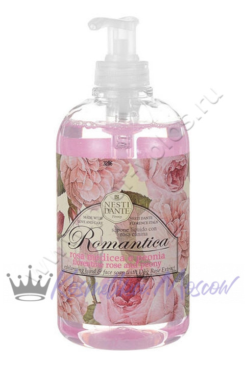 Мыло жидкое Nesti Dante Florentine Rose & Peony Liquid Soap (Нести Данте Флорентийская Роза и Пион) 500 мл.