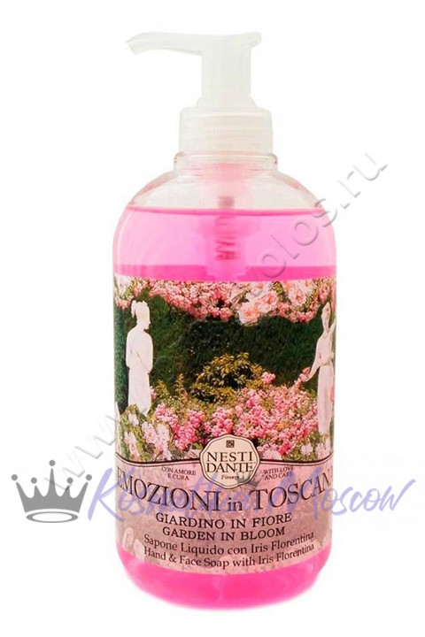 Мыло жидкое Nesti Dante Garden in Bloom Liquid Soap (Нести Данте Цветущий Сад) 500 мл.